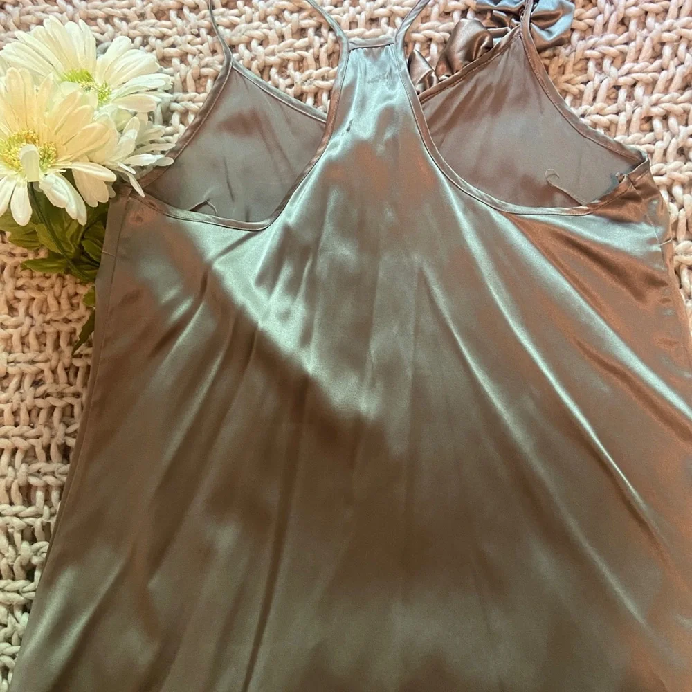 Seven for All Mankind Silky Sleeveless Camisole with Ruffle Detail - Picture 2 of 2